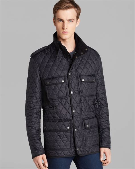 burberry diamond quilted jacket mens|burberry diamond quilted jacket men.